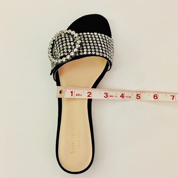 Kate Spade Jewel Embellished Suede Sandals - Picture 7 of 8